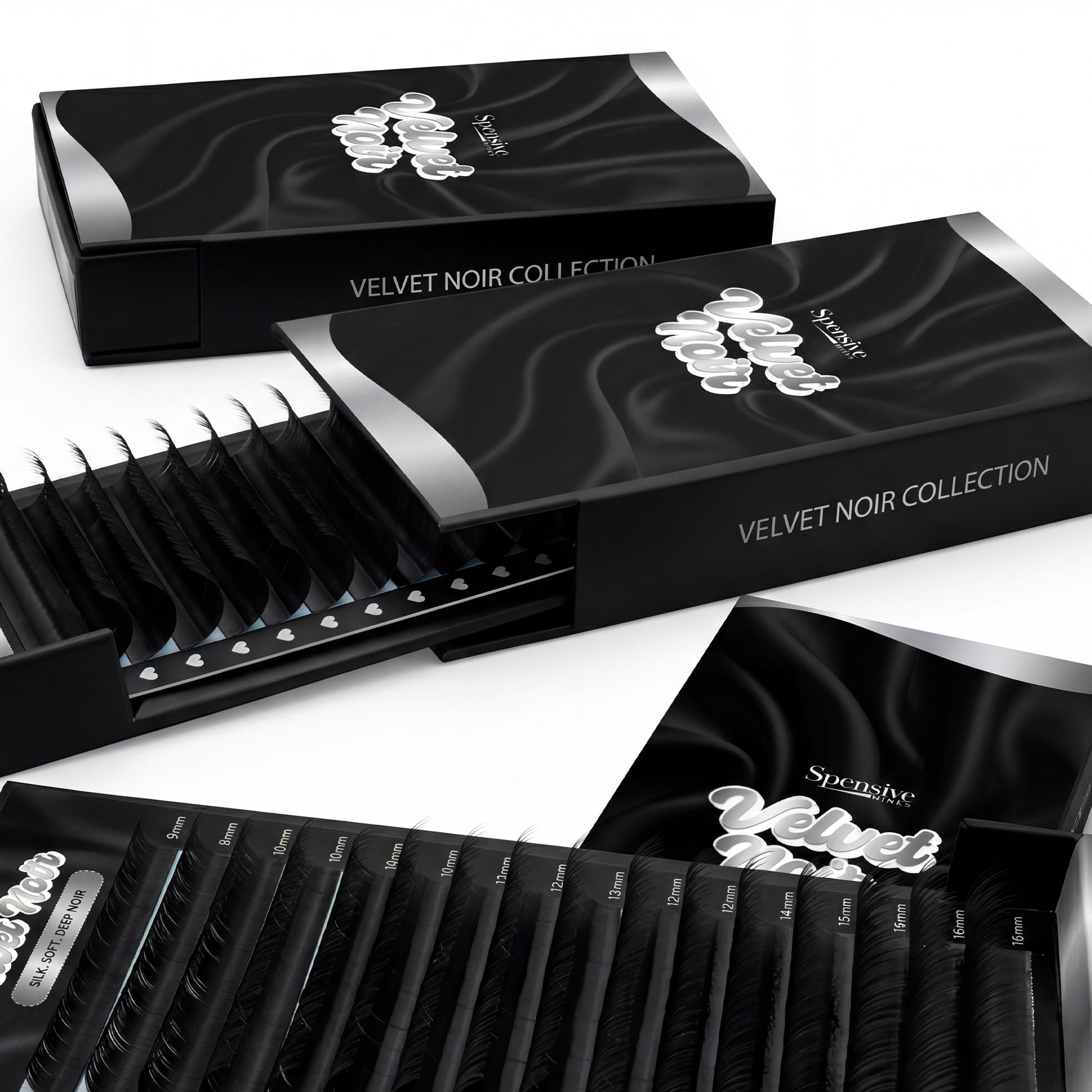 Velvet noir single trays